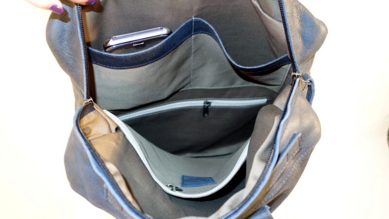 בטנה תיק גב מעור למחשב נייד