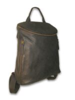 תיק גב מעור בצבע שחור