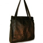 תיק צד מעור קרוקו