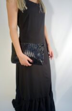 תיק קלאץ' מעור