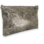 תיק קלאץ' מעור מיוחד בצבע אפור