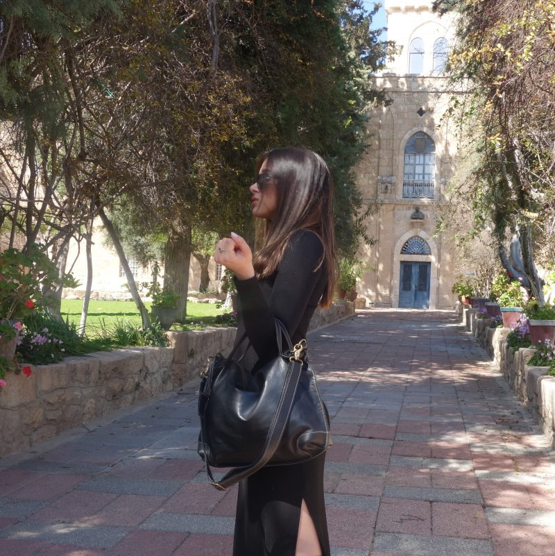 תיק מסנג'ר מזוודה מעור בצבע שחור