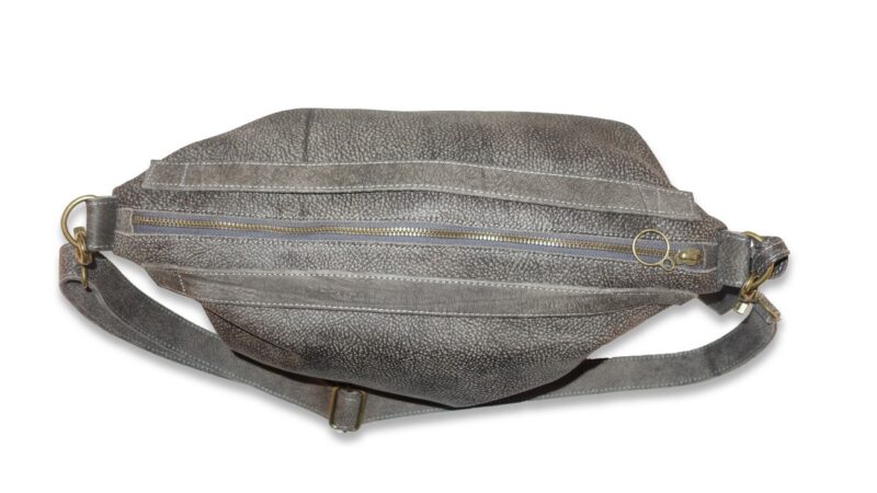 תיק מסנג'ר מזוודה אפור