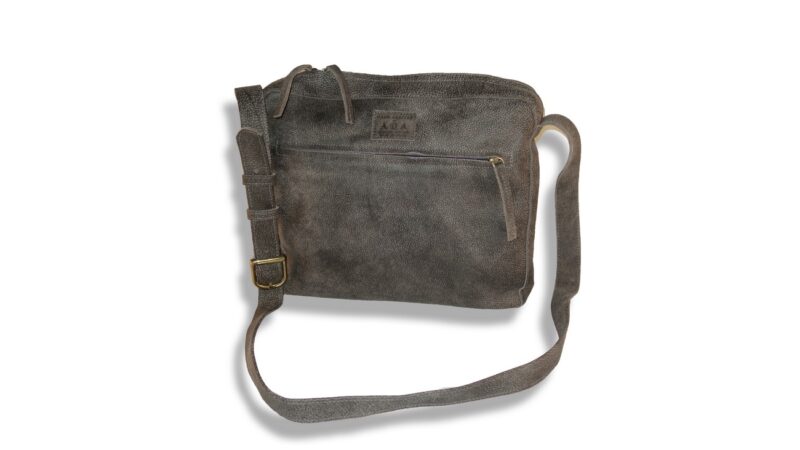 תיק עור מסנג'ר אבזם