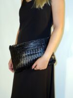 תיק קלאץ' מעור