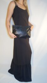 תיק קלאץ' מעור