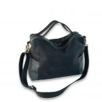 תיק מסנג'ר במעור בצבע שחור -אפור