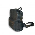 תיק גב גדול מעור - עם רצועה אחת