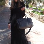 תיק עור גדול – "הנד בג" – טקסטורת קרוקודיל