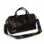 תיק עור גדול - "הנד בג" - טקסטורת נחש