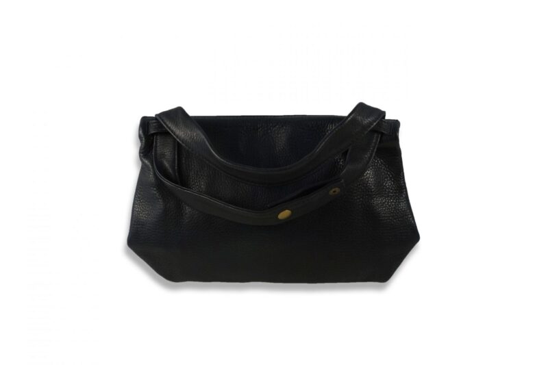 ⁦תיק עור מטאלי וינטג' לערב - בצבע זהב⁩ – תמונה ⁦5⁩