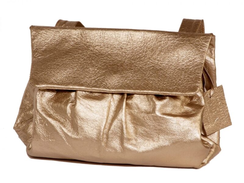 תיק ערב מעור זהב