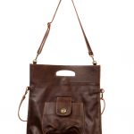 תיק עור "מולטי" מעור נאפה חום