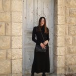 תיק צד לערב עם קלפה – מעור נאפה בצבע שחור