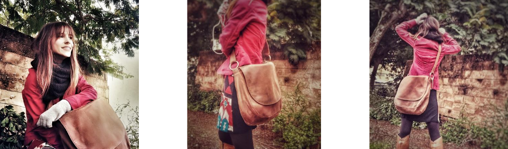 תיק מסנג'ר מעוצב מעור רצועה אלכסונית ADA BAGS
