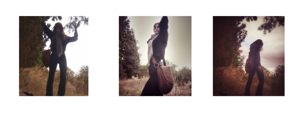 תיק מסנג'ר אלכסון מעוצב מעור רצועה ארוכה ADA BAGS